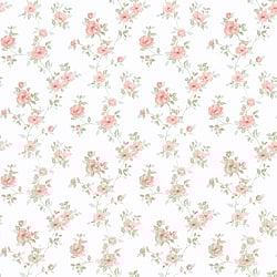Galerie Wallcoverings Product Code: PF38173 - Pretty Prints Wallpaper Collection Galerie Wallcoverings Product Code PF38173 - Pretty Prints Wallpaper Collection - Pink, Turquoise, Green Colours - Mini Rose Trail Design