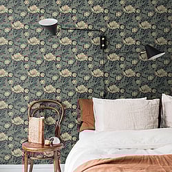 Galerie Wallcoverings Product Code: S13118 - Sommarang Wallpaper Collection Galerie Wallcoverings Product Code S13118 - Sommarang Wallpaper Collection - Blue Colours - Garden Floral Design