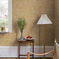 Galerie Wallcoverings Product Code: S65127 - Sommarang Wallpaper Collection Galerie Wallcoverings Product Code S65127 - Sommarang Wallpaper Collection - Dark yellow Colours - Abstract Foliage Design