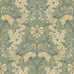 Galerie Wallcoverings Product Code: S83113 - Sommarang Wallpaper Collection Galerie Wallcoverings Product Code S83113 - Sommarang Wallpaper Collection - Green Colours - Swedish Floral Design