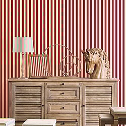 Galerie Wallcoverings Product Code: SB37916 - Simply Silks 4 Wallpaper Collection Galerie Wallcoverings Product Code SB37916 - Simply Silks 4 Wallpaper Collection - Red, Ivory, Gold Metallic Colours - Formal Stripe Design
