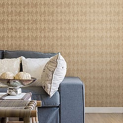 Galerie Wallcoverings Product Code: SB37921 - Simply Silks 4 Wallpaper Collection Galerie Wallcoverings Product Code SB37921 - Simply Silks 4 Wallpaper Collection - Warm Metallic Gold Colours - Harlequin Design