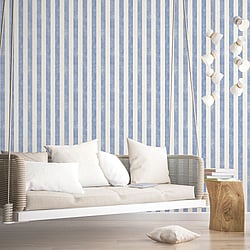 Galerie Wallcoverings Product Code: SD36158 - Simply Stripes 3 Wallpaper Collection Galerie Wallcoverings Product Code SD36158 - Simply Stripes 3 Wallpaper Collection - Beige Blue Colours - Textured Stripe Design