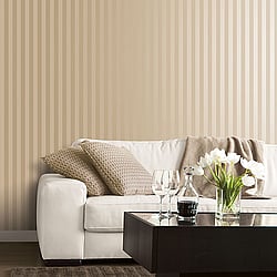 Galerie Wallcoverings Product Code: SK34759 - Simply Silks 4 Wallpaper Collection Galerie Wallcoverings Product Code SK34759 - Simply Silks 4 Wallpaper Collection - Brushed Metallic Gold Colours - Matte Shiny Stripe Design