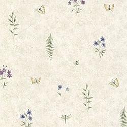 Galerie Wallcoverings Product Code: SP21157 - Kitchen Style 3 Wallpaper Collection Galerie Wallcoverings Product Code SP21157 - Kitchen Style 3 Wallpaper Collection - Cream Green Yellow Purple Colours - Butterflies and Bees Design