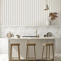Galerie Wallcoverings Product Code: SS21230 - Style Sisters Classic Wallpaper Collection Galerie Wallcoverings Product Code SS21230 - Style Sisters Classic Wallpaper Collection - Thin Stripe Natural Design