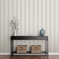 Galerie Wallcoverings Product Code: SS21232 - Style Sisters Classic Wallpaper Collection Galerie Wallcoverings Product Code SS21232 - Style Sisters Classic Wallpaper Collection - Medium Stripe Natural Design
