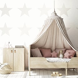 Galerie Wallcoverings Product Code: SS21247 - Style Sisters Classic Wallpaper Collection Galerie Wallcoverings Product Code SS21247 - Style Sisters Classic Wallpaper Collection - Single Star Pearl Design