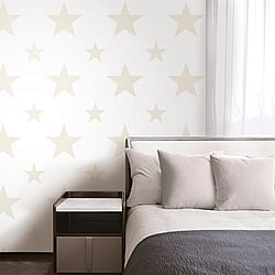 Galerie Wallcoverings Product Code: SS21253 - Style Sisters Classic Wallpaper Collection Galerie Wallcoverings Product Code SS21253 - Style Sisters Classic Wallpaper Collection - Double Star Natural Design