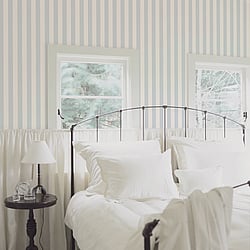 Galerie Wallcoverings Product Code: ST36900 - Simply Stripes 3 Wallpaper Collection Galerie Wallcoverings Product Code ST36900 - Simply Stripes 3 Wallpaper Collection - Cream Blue Colours - Regency Stripe Design