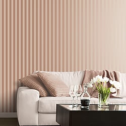Galerie Wallcoverings Product Code: ST36904 - Simply Stripes 3 Wallpaper Collection Galerie Wallcoverings Product Code ST36904 - Simply Stripes 3 Wallpaper Collection - Rose Gold Metallic Colours - Matte Shiny Stripe Design
