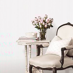 Galerie Wallcoverings Product Code: ST36908 - Simply Stripes 3 Wallpaper Collection Galerie Wallcoverings Product Code ST36908 - Simply Stripes 3 Wallpaper Collection - Grey Colours - Ticking Stripe Design