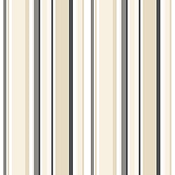 Galerie Wallcoverings Product Code: ST36910 - Simply Stripes 3 Wallpaper Collection Galerie Wallcoverings Product Code ST36910 - Simply Stripes 3 Wallpaper Collection - Black Tan Colours - Step Stripe Design