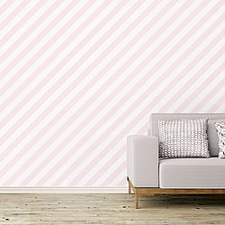 Galerie Wallcoverings Product Code: ST36918 - Simply Stripes 3 Wallpaper Collection Galerie Wallcoverings Product Code ST36918 - Simply Stripes 3 Wallpaper Collection - Pink Colours - Diagonal Stripe Design