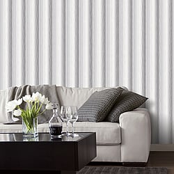 Galerie Wallcoverings Product Code: ST36921 - Simply Stripes 3 Wallpaper Collection Galerie Wallcoverings Product Code ST36921 - Simply Stripes 3 Wallpaper Collection - Black Colours - Random Stripe Design
