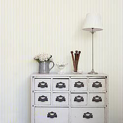 Galerie Wallcoverings Product Code: SY33930 - Simply Stripes 3 Wallpaper Collection Galerie Wallcoverings Product Code SY33930 - Simply Stripes 3 Wallpaper Collection - Green Colours - Ticking Stripe Design