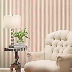 Galerie Wallcoverings Product Code: SY33932 - Simply Stripes 3 Wallpaper Collection Galerie Wallcoverings Product Code SY33932 - Simply Stripes 3 Wallpaper Collection - Light Ochre Red Colours - Ticking Stripe Design