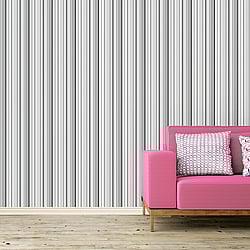 Galerie Wallcoverings Product Code: SY33962 - Simply Stripes 3 Wallpaper Collection Galerie Wallcoverings Product Code SY33962 - Simply Stripes 3 Wallpaper Collection - Black Grey Colours - Step Stripe Design