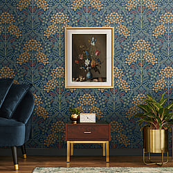 Galerie Wallcoverings Product Code: TJ40002 - Mulberry Tree Wallpaper Collection Galerie Wallcoverings Product Code TJ40002 - Mulberry Tree Wallpaper Collection - Blue Colours - Winkworth Design