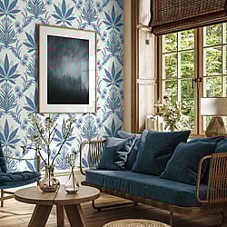 Galerie Wallcoverings Product Code: TJ40102 - Mulberry Tree Wallpaper Collection Galerie Wallcoverings Product Code TJ40102 - Mulberry Tree Wallpaper Collection - Blue Colours - Abbey Design