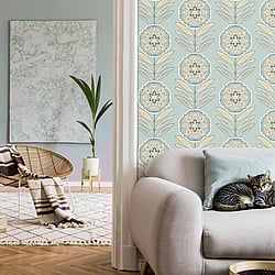 Galerie Wallcoverings Product Code: TJ40208 - Mulberry Tree Wallpaper Collection Galerie Wallcoverings Product Code TJ40208 - Mulberry Tree Wallpaper Collection - Blue Colours - Batsford Design