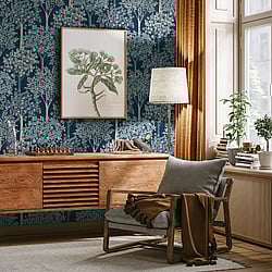 Galerie Wallcoverings Product Code: TJ40302 - Mulberry Tree Wallpaper Collection Galerie Wallcoverings Product Code TJ40302 - Mulberry Tree Wallpaper Collection - Blue Colours - Grove Design