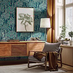 Galerie Wallcoverings Product Code: TJ40312 - Mulberry Tree Wallpaper Collection Galerie Wallcoverings Product Code TJ40312 - Mulberry Tree Wallpaper Collection - Teal Colours - Grove Design