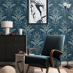 Galerie Wallcoverings Product Code: TJ40612 - Mulberry Tree Wallpaper Collection Galerie Wallcoverings Product Code TJ40612 - Mulberry Tree Wallpaper Collection - Blue Colours - Moorbank Design
