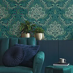 Galerie Wallcoverings Product Code: TJ40704 - Mulberry Tree Wallpaper Collection Galerie Wallcoverings Product Code TJ40704 - Mulberry Tree Wallpaper Collection - Teal Colours - Logan Design