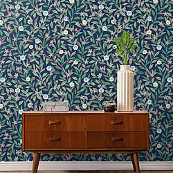 Galerie Wallcoverings Product Code: TJ40812 - Mulberry Tree Wallpaper Collection Galerie Wallcoverings Product Code TJ40812 - Mulberry Tree Wallpaper Collection - Blue Colours - Wakehurst Design