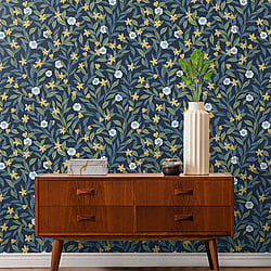 Galerie Wallcoverings Product Code: TJ40822 - Mulberry Tree Wallpaper Collection Galerie Wallcoverings Product Code TJ40822 - Mulberry Tree Wallpaper Collection - Blue Colours - Wakehurst Design