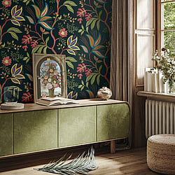 Galerie Wallcoverings Product Code: TJ41100 - Mulberry Tree Wallpaper Collection Galerie Wallcoverings Product Code TJ41100 - Mulberry Tree Wallpaper Collection - Multi-coloured Colours - Kew Design