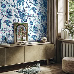 Galerie Wallcoverings Product Code: TJ41102 - Mulberry Tree Wallpaper Collection Galerie Wallcoverings Product Code TJ41102 - Mulberry Tree Wallpaper Collection - Blue Colours - Kew Design