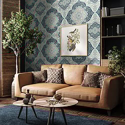 Galerie Wallcoverings Product Code: TJ41209 - Mulberry Tree Wallpaper Collection Galerie Wallcoverings Product Code TJ41209 - Mulberry Tree Wallpaper Collection - Blue Colours - Cambridge Design