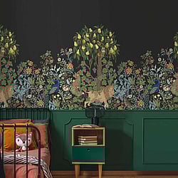 Galerie Wallcoverings Product Code: TJ41700M - Mulberry Tree Wallpaper Collection Galerie Wallcoverings Product Code TJ41700M - Mulberry Tree Wallpaper Collection - Black Colours - Abbotsbury Mural Design