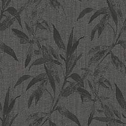 Galerie Wallcoverings Product Code: TP21233 - Passenger Wallpaper Collection Galerie Wallcoverings Product Code TP21233 - Passenger Wallpaper Collection - Grey Black Colours - Tropical Leaves Design