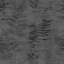 Galerie Wallcoverings Product Code: TP21263 - Passenger Wallpaper Collection Galerie Wallcoverings Product Code TP21263 - Passenger Wallpaper Collection - Black Dark Grey Colours - Fern Print Design