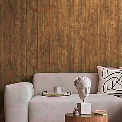 Galerie Wallcoverings Product Code: WW22216 - Woods And Wicker Wallpaper Collection Galerie Wallcoverings Product Code WW22216 - Woods And Wicker Wallpaper Collection - Brown Colours - Vintage Wood Effect Motif Design