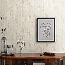 Galerie Wallcoverings Product Code: WW22229 - Woods And Wicker Wallpaper Collection Galerie Wallcoverings Product Code WW22229 - Woods And Wicker Wallpaper Collection - Metallic White Colours - Forest Texture Design