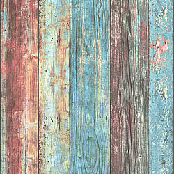 Galerie Wallcoverings Product Code: WW22235 - Woods And Wicker Wallpaper Collection Galerie Wallcoverings Product Code WW22235 - Woods And Wicker Wallpaper Collection - Blue Multi-Colour Colours - Broad Wood Stripe Effect Motif Design