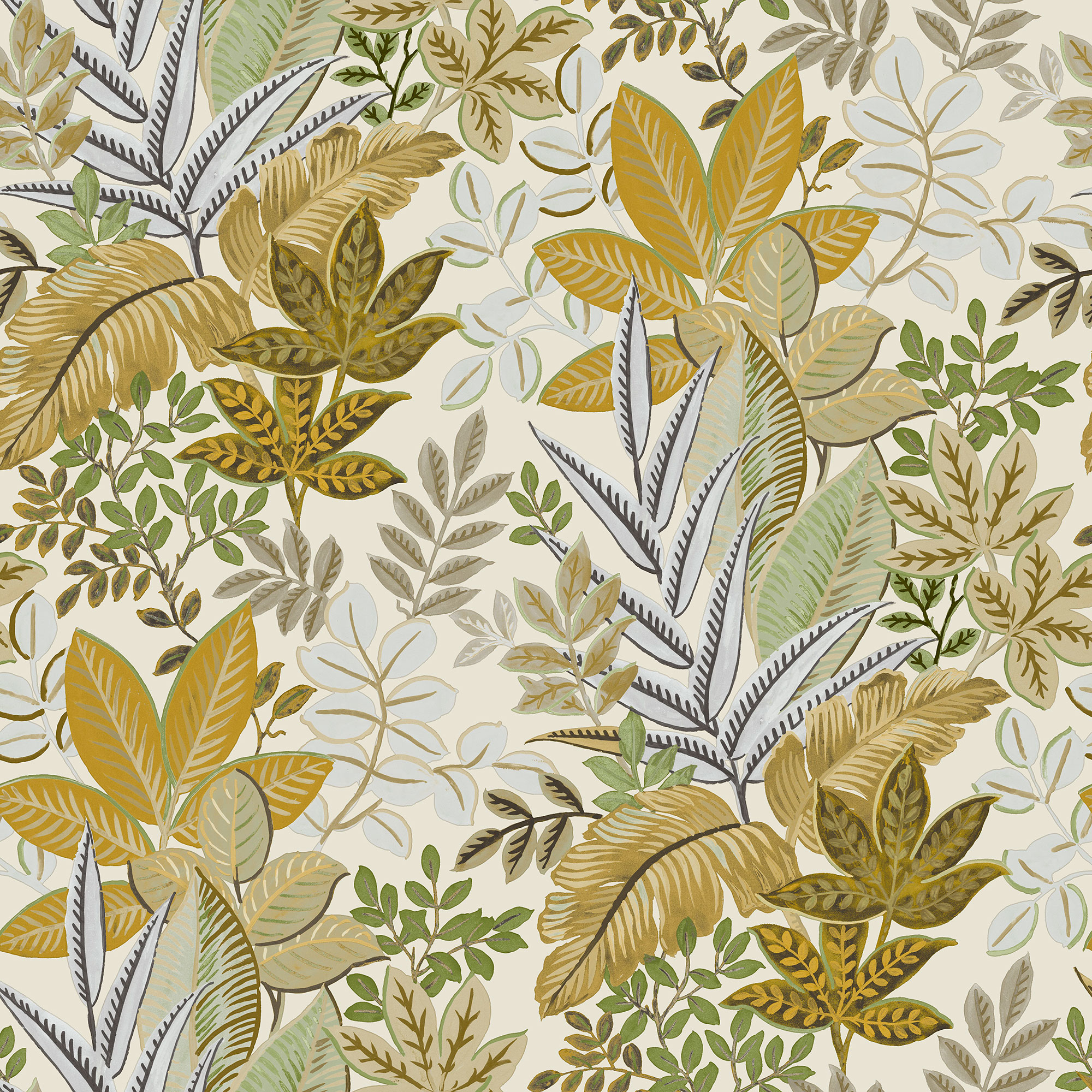 Galerie Wallcoverings Product Code 18507 - Into The Wild Wallpaper Collection - Yellow Colours -  