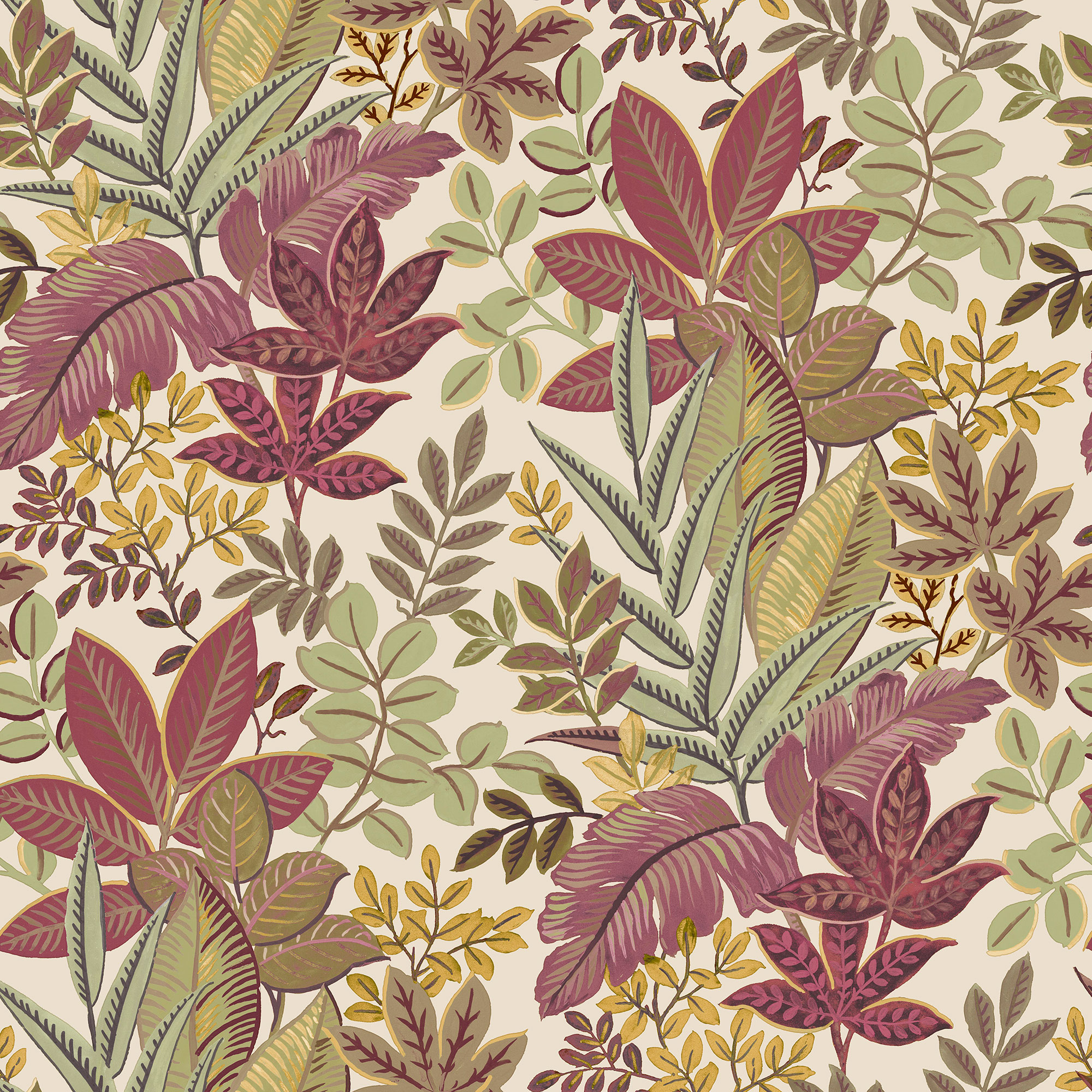 Galerie Wallcoverings Product Code 18508 - Into The Wild Wallpaper Collection - Red Colours -  