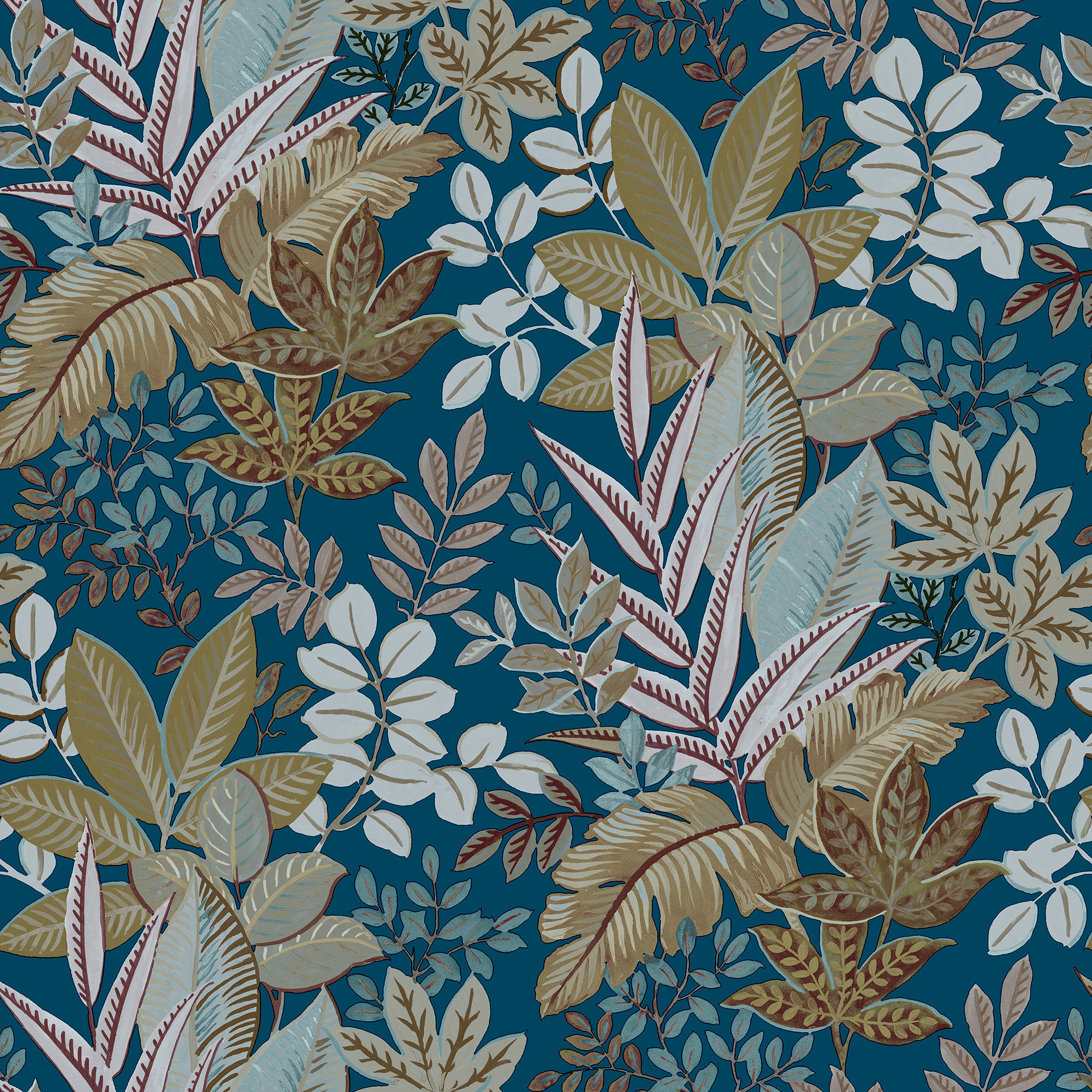 Galerie Wallcoverings Product Code 18509 - Into The Wild Wallpaper Collection - Blue Colours -  