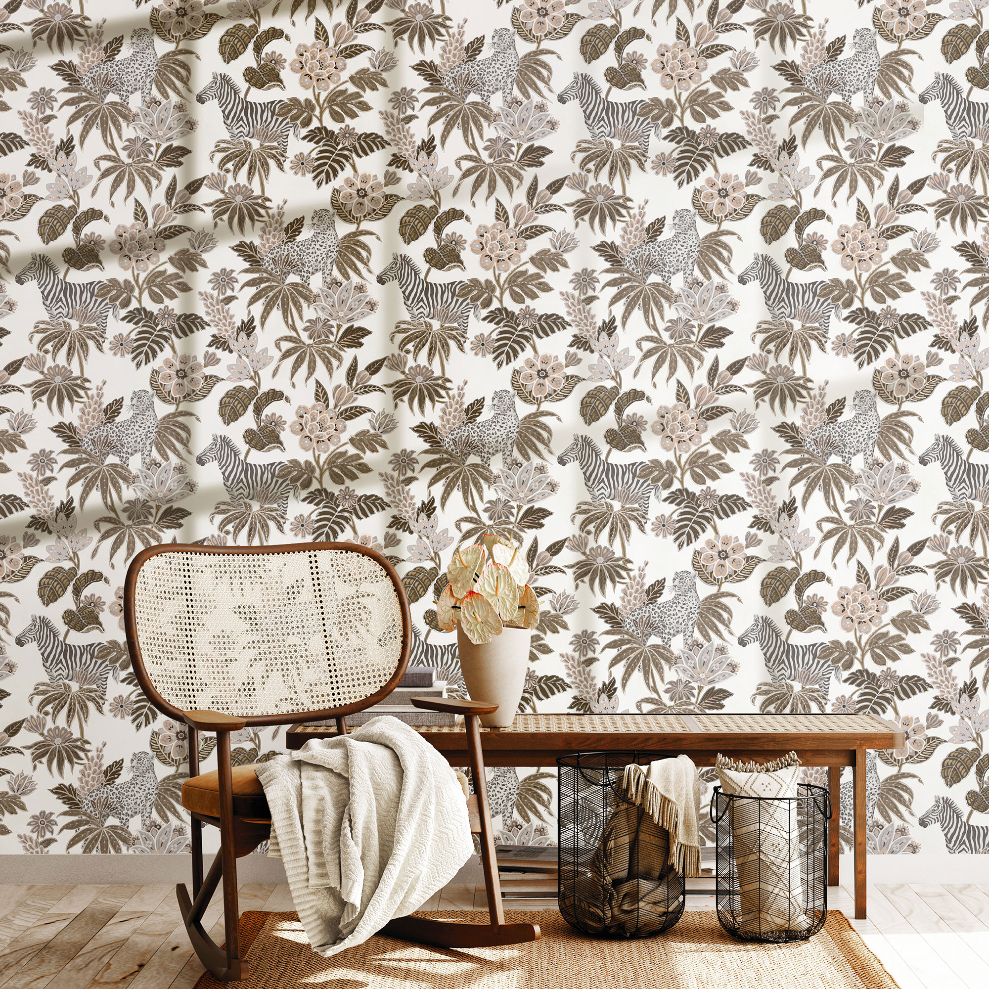 Galerie Wallcoverings Product Code 18521 - Into The Wild Wallpaper Collection - Beige Colours -  