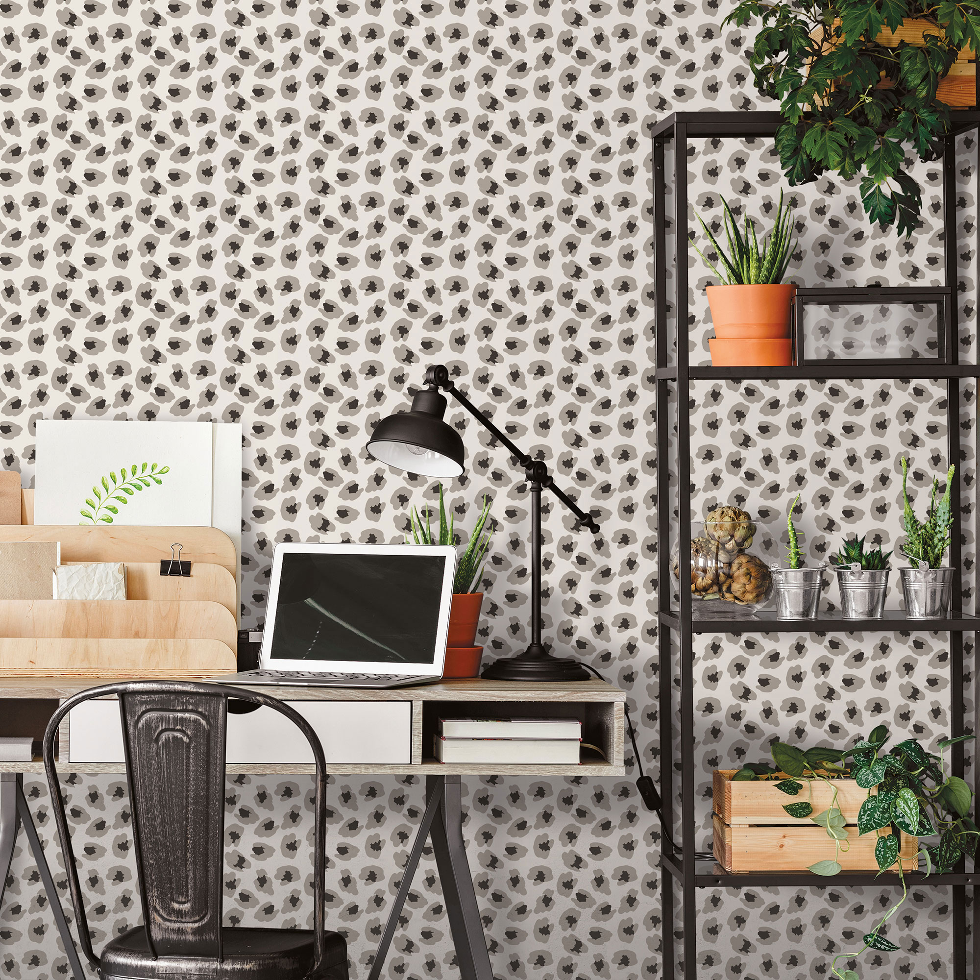 Galerie Wallcoverings Product Code 18536 - Into The Wild Wallpaper Collection - Silver Colours -  