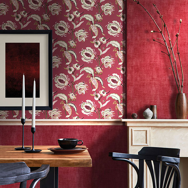 Galerie Wallcoverings Product Code 18554 - Into The Wild Wallpaper Collection - Red Colours -  