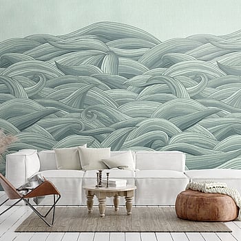 Galerie Wallcoverings Product Code 26785 - Crafted Wallpaper Collection - Green  Colours -  