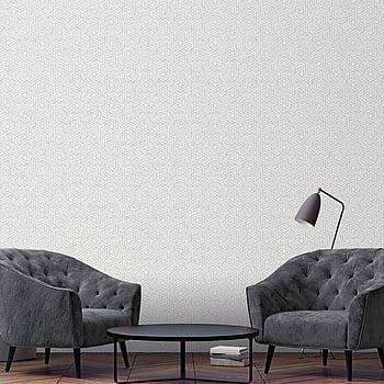 Galerie Wallcoverings Product Code 32607 - The New Design Book Wallpaper Collection - Silver White Colours -  