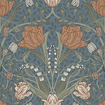 Galerie Wallcoverings Product Code 33009 - Apelviken 2 Wallpaper Collection - Blue Blush Colours -  