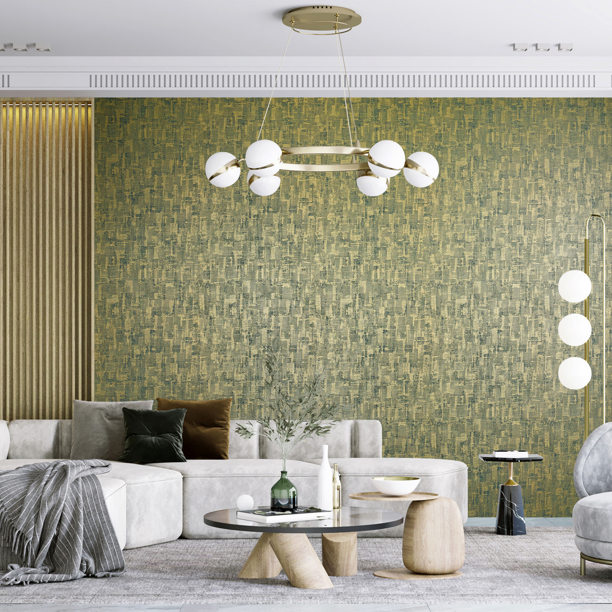 Galerie Wallcoverings Product Code 65171 - Precious Wallpaper Collection - Gold Colours -  